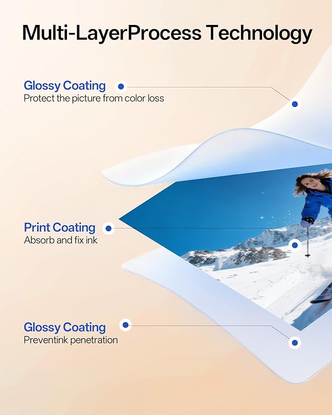 HARTWII Glossy Thin Inkjet Paper 8.5x11 Inches, 110 Sheets brochure paper - Image 4
