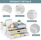 Marbrasse 3 Tier Mesh Desk Organizer - Image 3