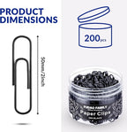 Large Paper Clips, 2 Inch Black Paper Clip - Image 2