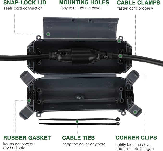 Flemoon Outdoor Extension Cord Safety Cover - Image 3