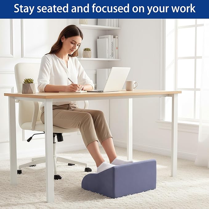 Opuvidity Foot Rest for Under Desk at Work Ergonomic Under Desk - Image 2