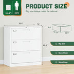 Letaya 3 Drawer File Cabinets - Image 2