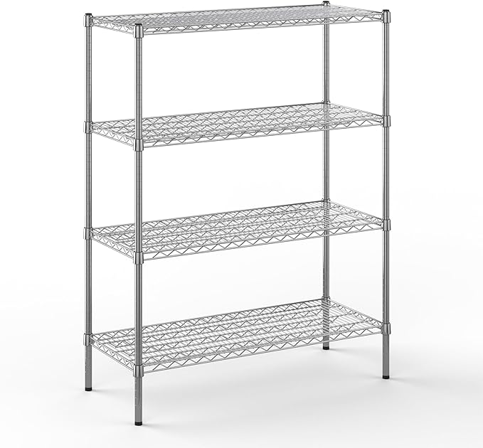 Regal Altair 18" Deep x 42" Wide x 54" Height Wire Shelving Kit | 4-Tier | NSF by Regal+Altair