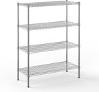 Regal Altair 18" Deep x 42" Wide x 54" Height Wire Shelving Kit | 4-Tier | NSF by Regal+Altair