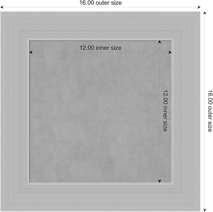 Amanti Art Silver Framed Magnetic Board 16x16 X-Small Vision Board - Image 4