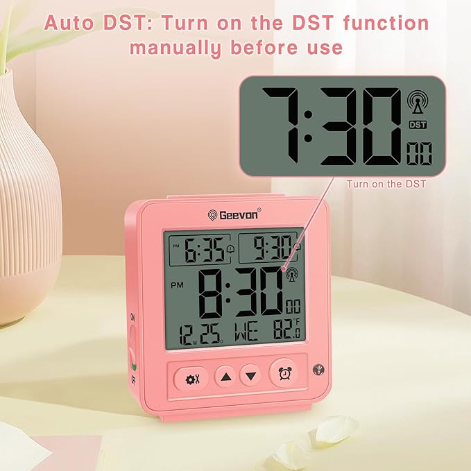 Geevon Small Digital Atomic Alarm Clock - Image 7