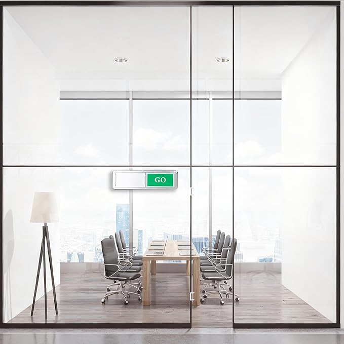 Go/No Go Door Sign Indicator for Office, Conference Room. Room Status Tells - Image 8