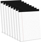 8 Pack White Legal Pads 8.5 x 11 Wide Ruled Note Pads 8.5 x 11" Legal Ruled by Aidunmis