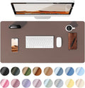 YSAGi Leather Desk Protector, Office Mat, Large Mouse Mat, Non-Slip PU Leather by YSAGi