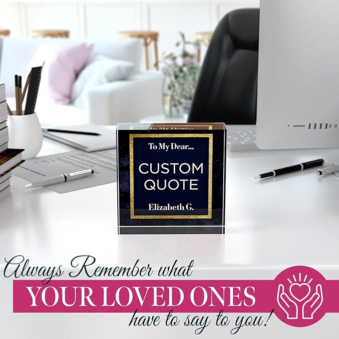 Custom Acrylic Sign Personalized, Custom Desk Name Plate, 18 Styles, - Image 5