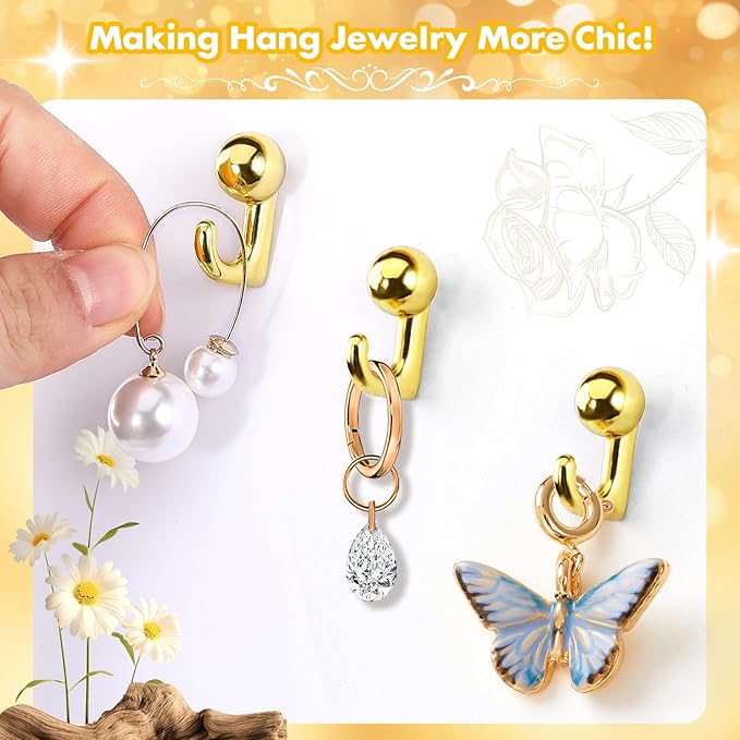 GOOLADA 315Pcs 5 Style Gold Push Pins, Decorative Push Pins, Cute Pushpin Clip - Image 4
