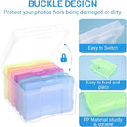 COSICS Photo Storage Box 5" x 7", Extra Large Transparent Plastic Photo - Image 3
