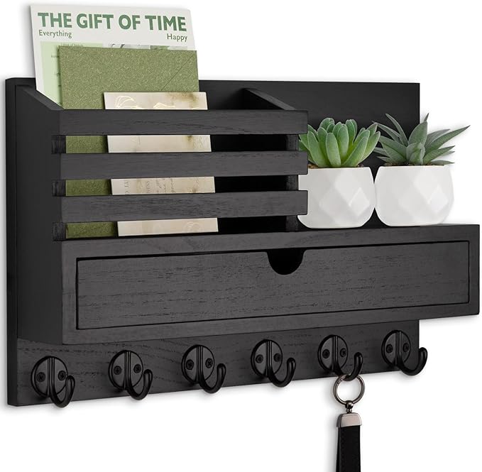 Lucundm Key Holder Wall Mount, Mail Holder by Lucundm