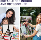 AROIC 6 Pack Painting Display Easel Stand Portable Adjustable Metal Tripod - Image 7