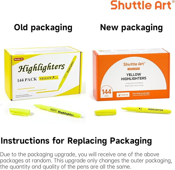 Shuttle Art 144 Pack Highlighters - Image 8