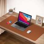 Boutilon Leather Desk Pad Protector, Non-Slip Mouse Pad, Laptop Desk Pad - Image 2