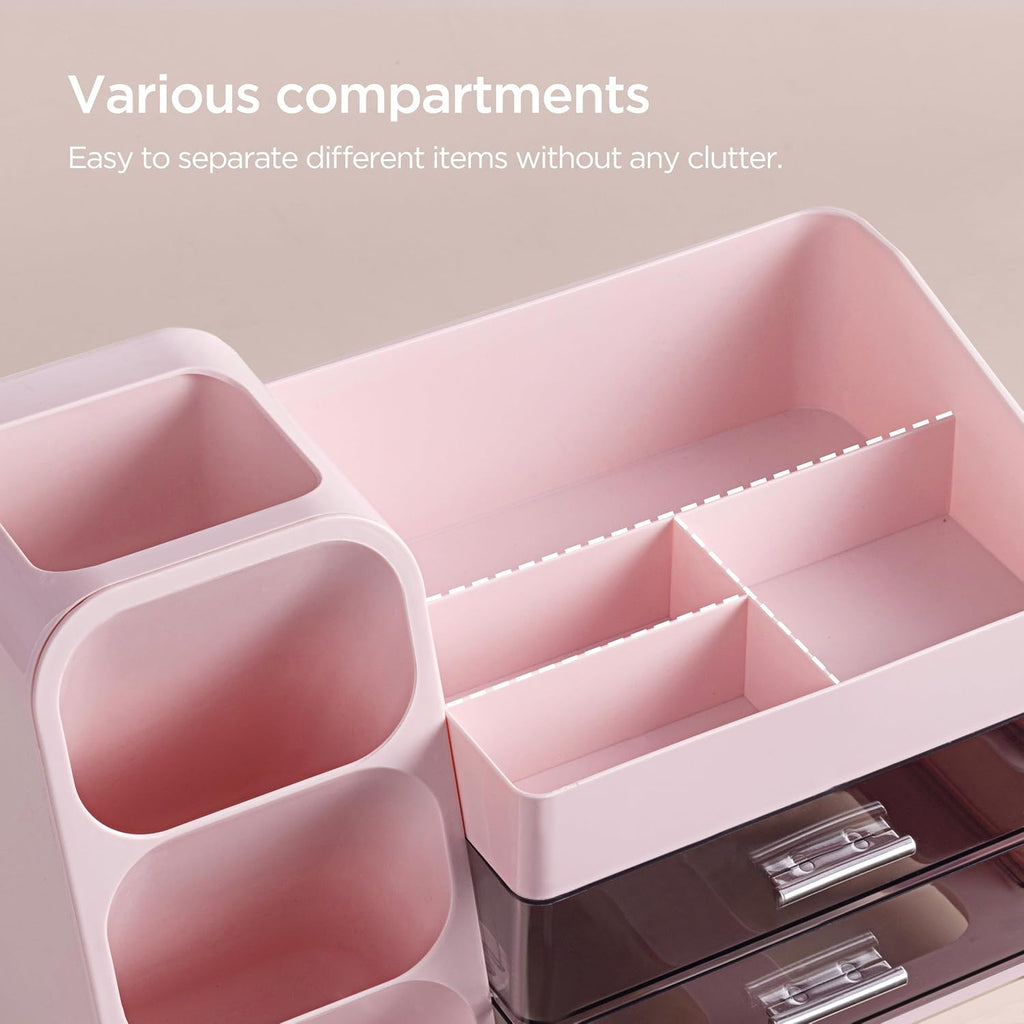 hblife desk organizer with pen pencil holder for, side view