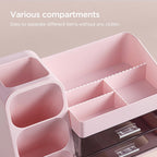 hblife desk organizer with pen pencil holder for, side view