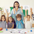 Affrolling 24 Sets Small Whiteboard Dry Erase Boards 5" x7'' Mini Double Sided - Image 7