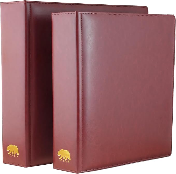Ursae Minoris Estate Library Deluxe 4 Q-Ring Large Format Binder - Image 4