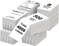 AveneMark 8 Stacks 4000 Labels 4" x 6" Fanfold Direct Thermal Labels, Postage