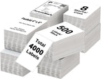 AveneMark 8 Stacks 4000 Labels 4" x 6" Fanfold Direct Thermal Labels, Postage