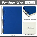 Leelosp 12 Pack Small Spiral Notebook A5 Lined College Ruled Spiral Journal - Image 3