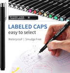YISAN 18-Pack Colored Drawing Pens - Image 3