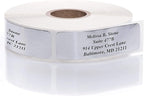 Silver Foil Personalized Return Address Labels Without Dispenser by ArtisticDirect