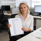 2 PCS in and Out Magnetic Dry Erase Boards 16" x 12", Aluminum Framed Lined - Image 6