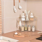 Trdongxu 2-Tier Corner Bathroom Organizer Countertop - Image 4