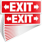 iSYFIX Exit Signs 12 Pack 12x4 Inch by iSYFIXPREMIUMSIGNS