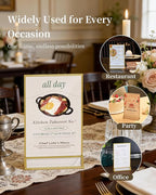 Dynta Acrylic Sign Holder 5x7in Double-Sided Display Stand - Image 8