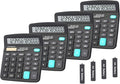Calculators for Desk, BESTWYA 12-Digit Dual Power Handheld Desktop Calculator by BESTWYA