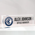 Personalized Name Plate for Desks, Custom Desk Name Plates, Acrylic Name Plate by EOBIBIFUN