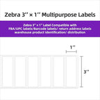 AveneMark 12 Rolls 3" x 1" Direct Thermal Labels - Image 3