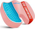 Office Chair Seat Cushion, Cooling Gel Enhanced Memory Foam Cushion