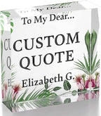 Personalized Gifts, Custom Quote Block Letter Board, Crystal-Clear Acrylic - Image 9