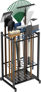 garden tool organizer, garage tool organizer & garage, main product view
