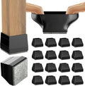 Square Chair Leg Protectors for Hardwood Floors by ComeHomeWithMe