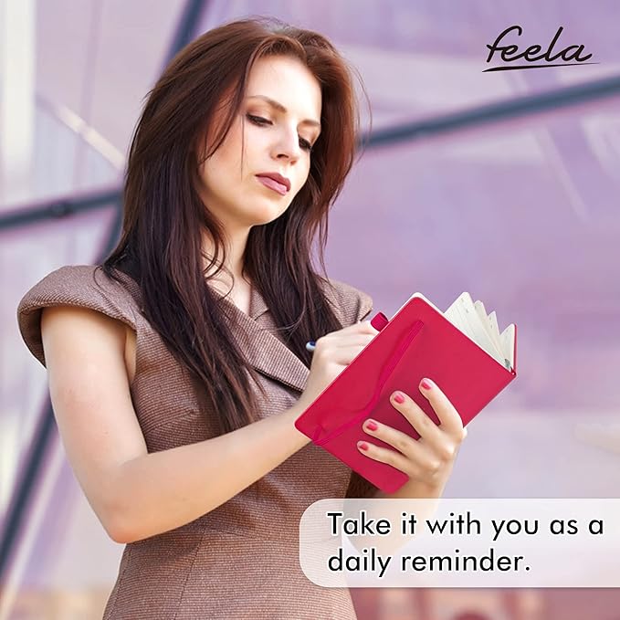 feela 5 Pack Notebooks Journals Bulk, Hardcover Notebook Classic Ruled Lined - Image 6