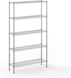 Regal Altair 14" Deep x 48" Wide x 86" Height Wire Shelving Kit | 5-Tier | NSF by Regal+Altair