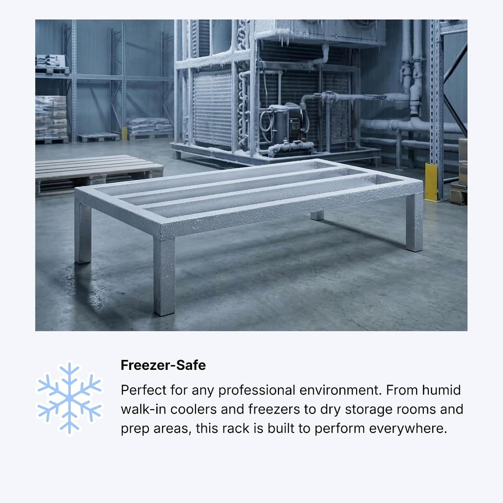 60'' x 24'' x 8'' aluminum welded nsf, package contents