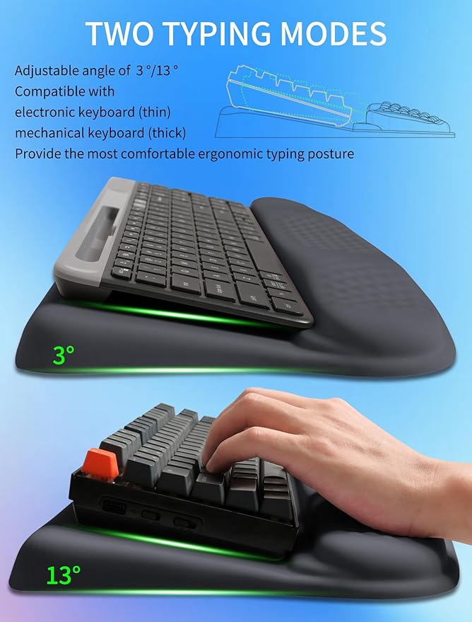 KUOSGM Ergonomic Wave Wrist Rest - Image 2