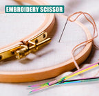 Cross Edge Spring Scissors 5 Inch straight Stainless-Steel Precision Eyebrow & - Image 7