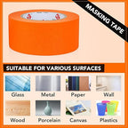 BOMEI PACK Orange Painters Tape 1 Inch - Image 5