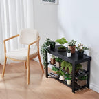 Pipishell Bamboo Shoe Rack Bench, 3 Tier Sturdy Shoe Organizer, Storage Shoe - Image 7