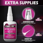 Medium-Thick Super Glue for Wood Plastic Ceramic, 56.8 Gram All Purpose Clear - Image 6