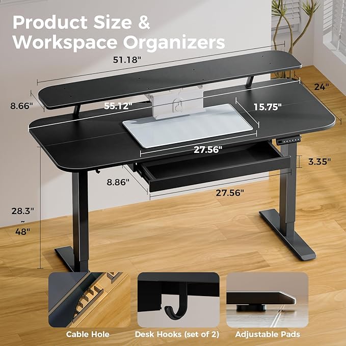 COMHOMA Electric Standing Desk - Image 2