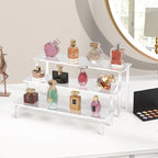 Aredpoook Acrylic Display Risers, 3 Tier Perfume Organizer Stand, Large Shelf - Image 6